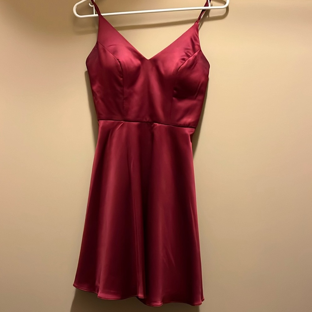 B Smart Red/Maroon formal dress